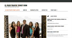 Desktop Screenshot of elpasotrafficticket.com
